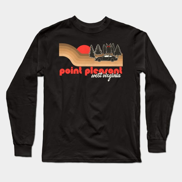 Visit Point Pleasant WV Long Sleeve T-Shirt by darklordpug